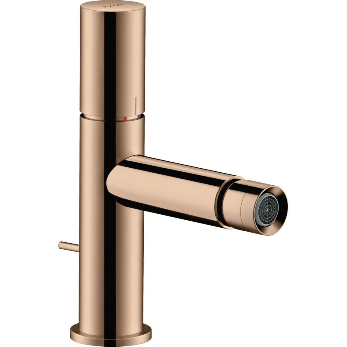 Змішувач для біде Axor Uno ручка Zero, Polished Red Gold (45200300)