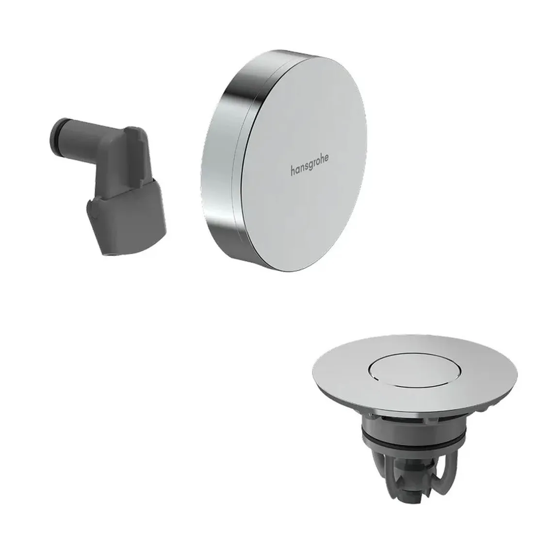 Сифон на ванну Hansgrohe Exafill II з наповненням, зовнішня частина, Chrome (58131000)